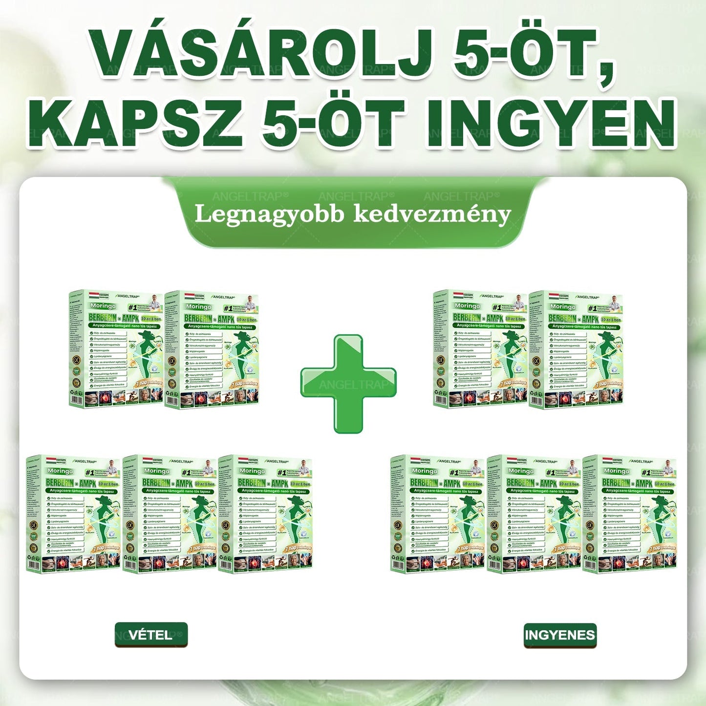 ANGELTRAP® 𝗠𝗼𝗿𝗶𝗻𝗴𝗮 × 𝗕𝗲𝗿𝗯𝗲𝗿𝗶𝗻𝗲 × 𝗔𝗠𝗣𝗞 𝟭𝟬-𝗶𝗻-𝟭 𝗠𝗲𝘁𝗮𝗯𝗼𝗹𝗶𝗰 𝗦𝘂𝗽𝗽𝗼𝗿𝘁 𝗡𝗮𝗻𝗼 𝗠𝗶𝗰𝗿𝗼𝗻𝗲𝗲𝗱𝗹𝗲 𝗣𝗮𝘁𝗰𝗵 🇭🇺 (𝐍𝐚𝐩𝐨𝐧𝐭𝐚 𝐜𝐬𝐚𝐤 𝐞𝐠𝐲𝐬𝐳𝐞𝐫, 𝐥𝐚́𝐭𝐡𝐚𝐭𝐨́ 𝐯𝐚́𝐥𝐭𝐨𝐳𝐚́𝐬𝐨𝐤 𝐦𝐚́𝐫 𝟕 𝐧𝐚𝐩 𝐚𝐥𝐚𝐭𝐭)  ✅ 𝐄𝐥𝐡𝐢́𝐳𝐚́𝐬𝐫𝐚,  𝐜𝐮𝐤𝐨𝐫𝐛𝐞𝐭𝐞𝐠𝐬𝐞́𝐠𝐫𝐞, 𝐚𝐥𝐯𝐚́𝐬𝐢 𝐚𝐩𝐧𝐨𝐞́𝐫𝐚, 𝐢́𝐳𝐮̈𝐥𝐞𝐭𝐢 𝐩𝐫𝐨𝐛𝐥𝐞́𝐦𝐚́𝐤𝐫𝐚 𝐞́𝐬 𝐦𝐞́𝐠 𝐬𝐨𝐤 𝐦𝐚́𝐬𝐫𝐚